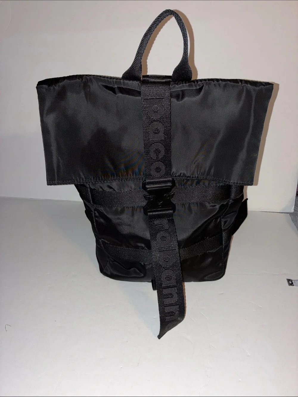 Paco Rabanne Black Nylon Phantom Backpack, Men’s or Unisex